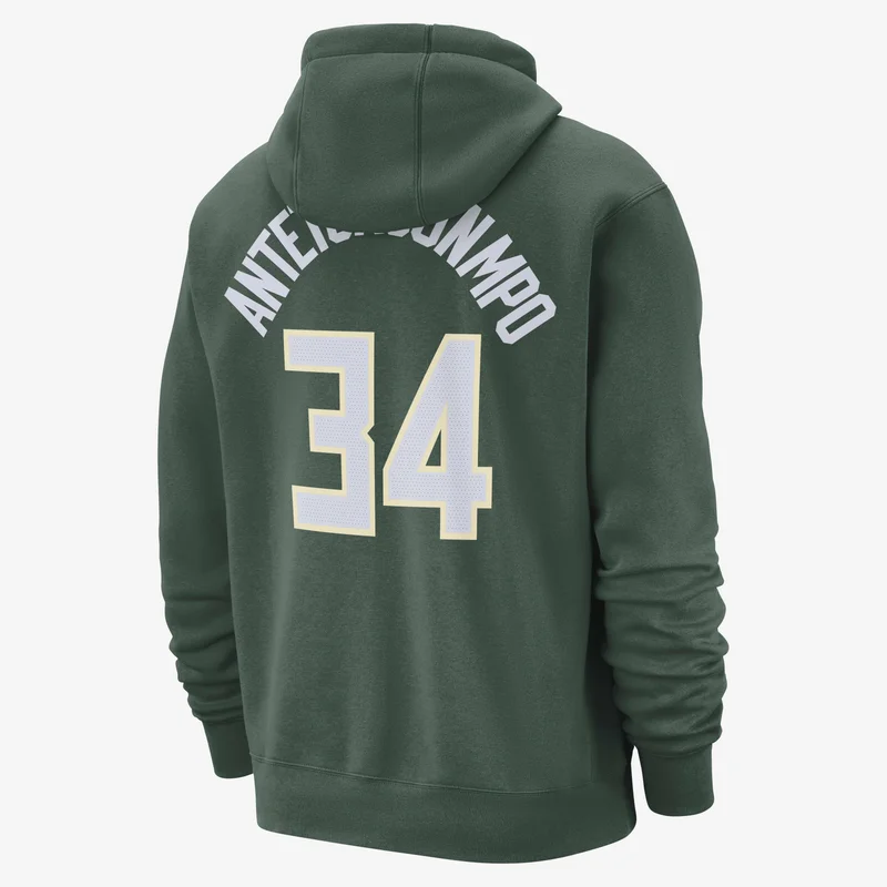 Nike Men's NBA Milwaukee Bucks Club Hoodie